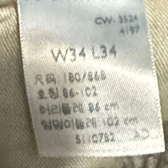 Signature by Levi Strauss Dark Blue Men's Straight Jeans 34x34 - Picture 5 of 6